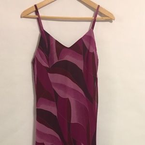 Pink modern print sundress